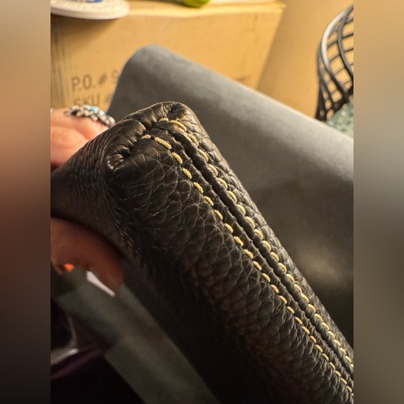 Dooney & Bourke Pebble Grain Double Zip Wristlet Black - Picture 11 of 14